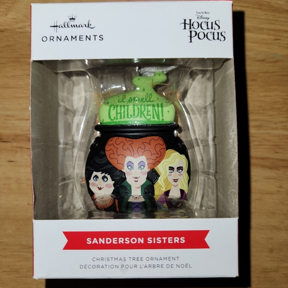 Hallmark Holiday Hallmark Hocus Pocus Disney Sanderson Sisters I Smell Children Ornament New
